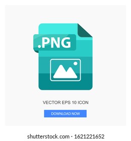 Document Formats .PNG File Paper Blue Sky Color Flat Icon Vector Illustration White Background