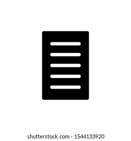 document glyph black and white