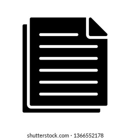document glyph icon