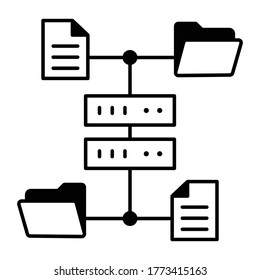 
Document  Glyph Style vector icon which can easily modify or edit
