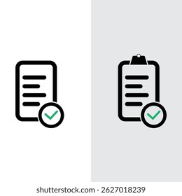 document has been approved concept illustration flat design. modern graphic element for landing page, empty state ui, infographic, icon