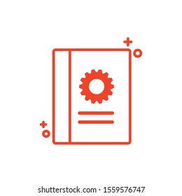 document and help icon design, Call center technical service collaborative cooperation and support theme Vector illustration