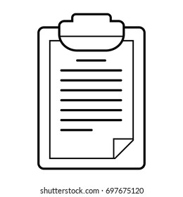 Document holder vector icon