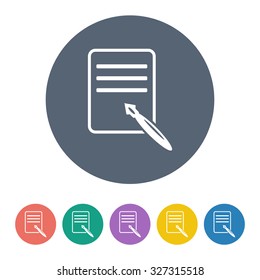 Document icon. 