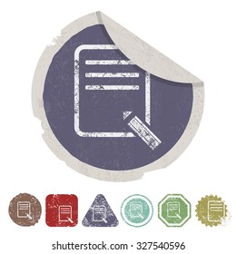 Document icon. 