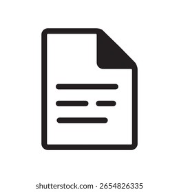 Icono de documento para App o empresa