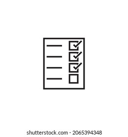 Document icon for app illustration vector flat design