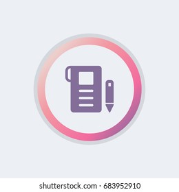 document icon. architecture sign