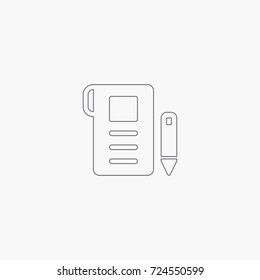 document icon. architecture sign