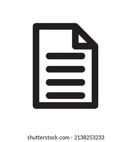 document icon, Business and Finance themed. suitable for corporate and office design
