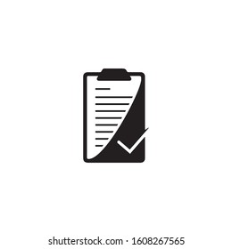 document icon  with check and cross symbol  vector illustration 