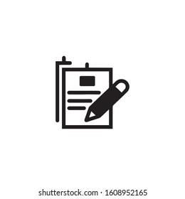 document icon  with check and cross symbol  vector illustration 