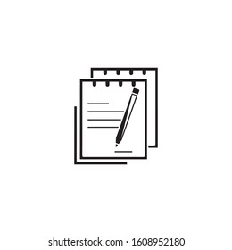 document icon  with check and cross symbol  vector illustration 