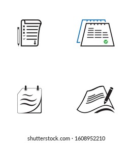 document icon  with check and cross symbol  vector illustration 