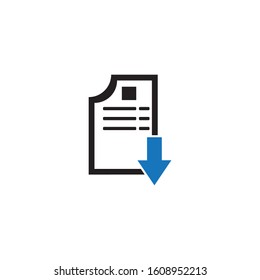 document icon  with check and cross symbol  vector illustration 