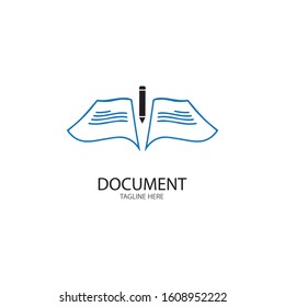 document icon  with check and cross symbol  vector illustration 