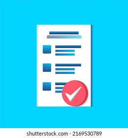 Document icon with check mark symbol logotype design.agreement,contract,bussines goal achievement. Use for artwork design concept,web,app and mobile development design.