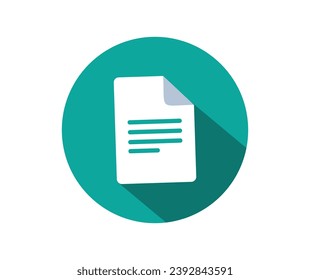 Dokumentsymbol. Sammlung von Vektorsymbol auf weißem Hintergrund. Vektorgrafik.