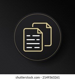 Document icon. Data copying. Completing tasks in the office. Work with documents. Signing of documents. vector eps 10