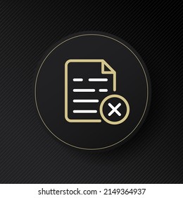 Document icon. Data copying. Refusal or error in the document. File protection. Sale of files. Completing tasks in the office. Work with documents. Signing of documents. vector eps 10