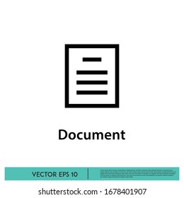 document icon design element vector eps 10