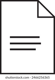 Diseño de icono de documento eps 10