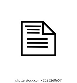 Document icon design, file with white background