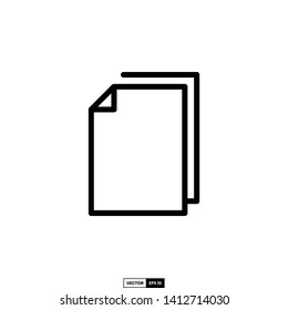 document icon, design inspiration vector template for web design or mobile app