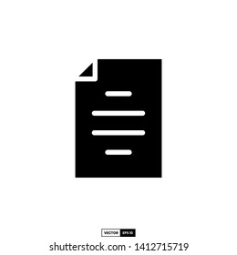 document icon, design inspiration vector template for web design or mobile app