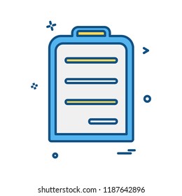 Document icon design vector
