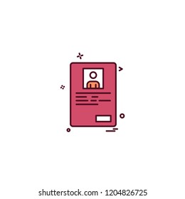 Document icon design vector 