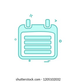 Document icon design vector