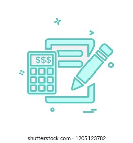 Document icon design vector