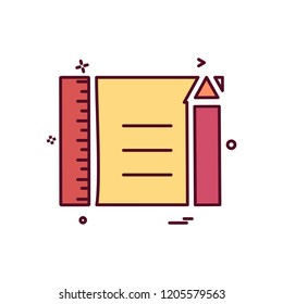 Document icon design vector