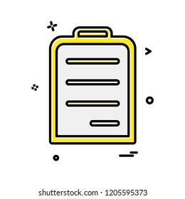 Document icon design vector