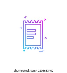 Document icon design vector