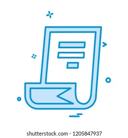 Document icon design vector 