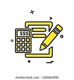 Document icon design vector