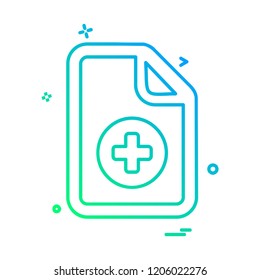 Document icon design vector 