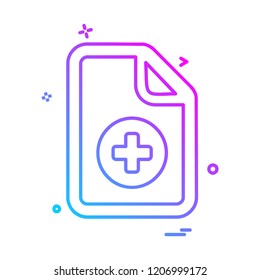 Document icon design vector 