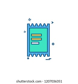 Document icon design vector