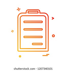 Document icon design vector