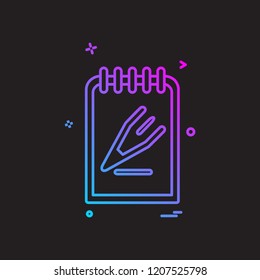 Document icon design vector