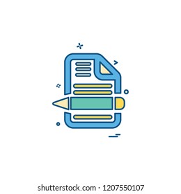 Document icon design vector 
