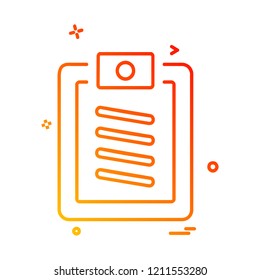 Document icon design vector 