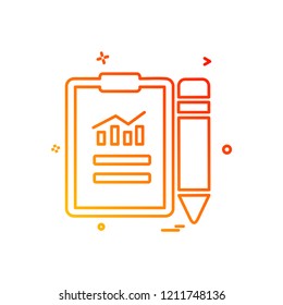Document icon design vector