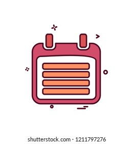 Document icon design vector