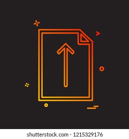 Document icon design vector