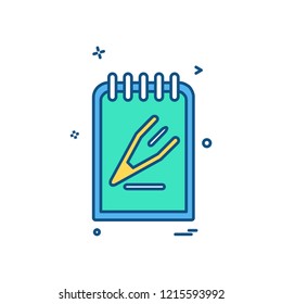 Document icon design vector