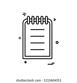 Document icon design vector